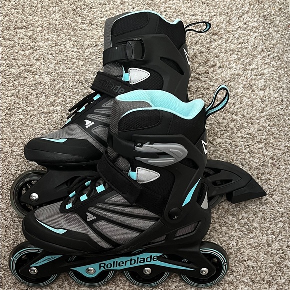 Rollerblade Women's Black and Blue Inline Skates - Picture 1 of 5